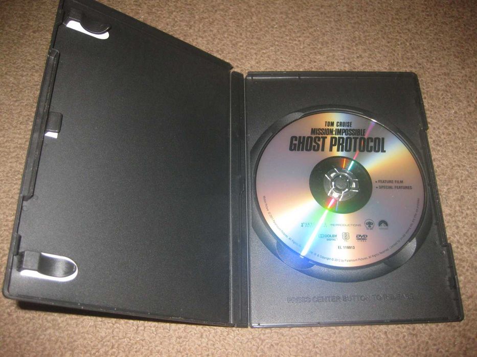 DVD "Missão Impossível- Operação Fantasma" com Tom Cruise