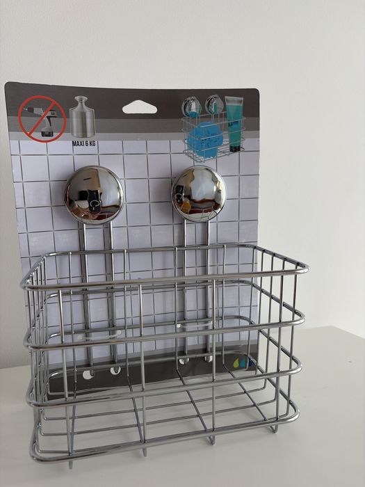 Vendo prateleira WC metal