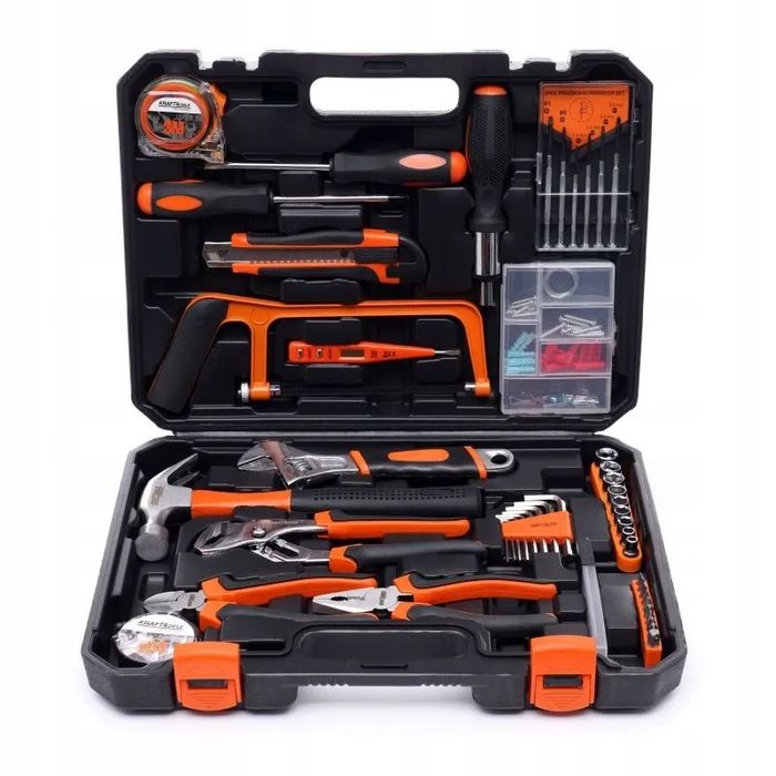 Duży Zestaw narzędzi Kraft&Dele 100 el. Nowy.