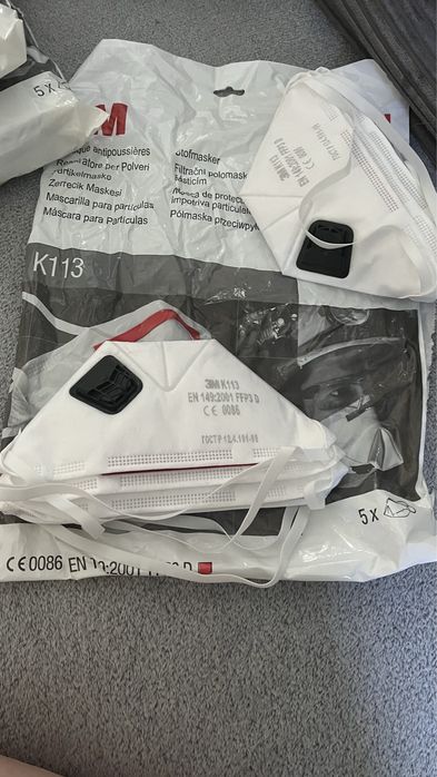 Półmaska Filtrująca FFP3 Opak.5 szt.3M-MAS-P3-K113