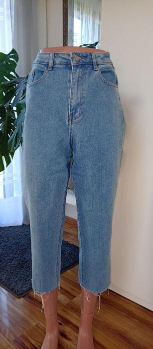 Spodnie  jeansowe niebieskie- MISSGUIDED rozmiar 36