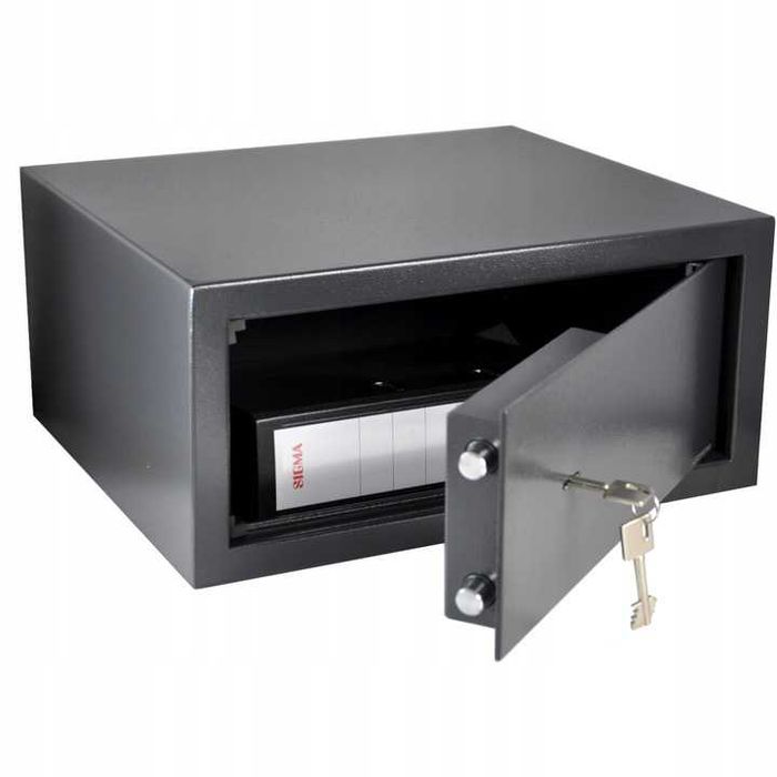 SEJF do domu BIURA na klucz KASA PANCERNA na segregator XXL 10 kg