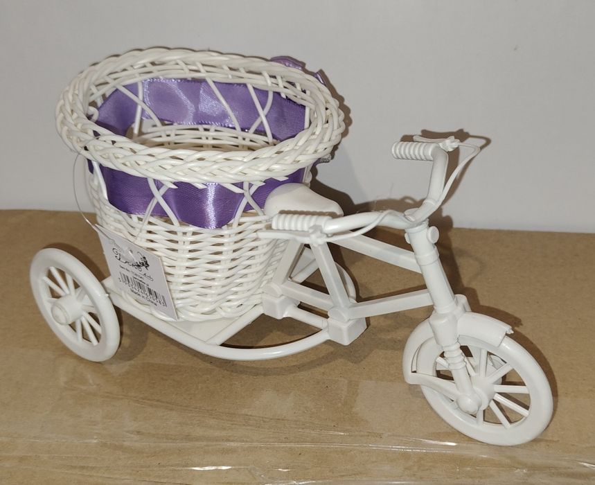 Doniczka Osłonka Ozdobna Rower 23 x 13 x 10cm
