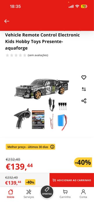 Carro drift telecomando