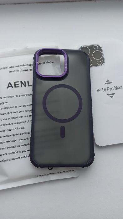 Чохол на iPhone 16 / 16 plus / 16 Pro  with MagSafe TPU + PC + Metal