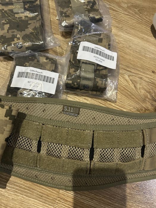 Тактичний ремінь ; Наколіннки; фляга