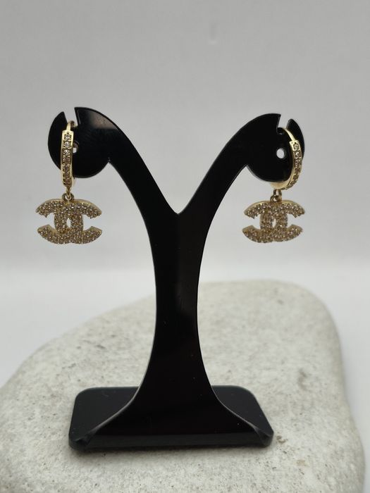 Złote Kolczyki Pr.585 Nowe Zapraszamy