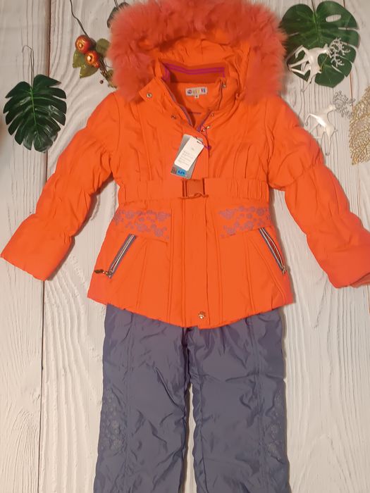 Костюм лижний для дівчинки. Зріст 128  см. Новий