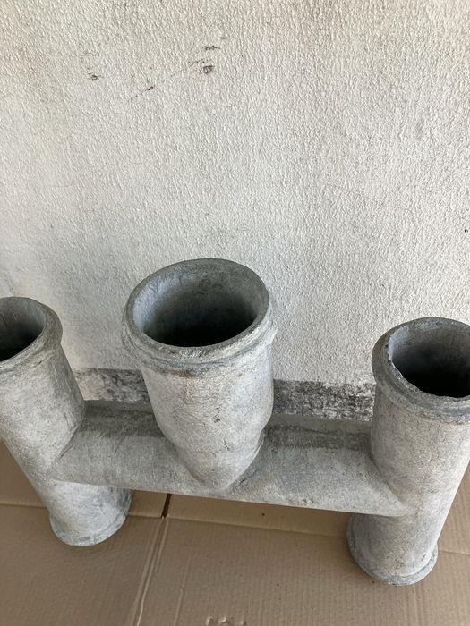 Chaminé em H em lusalite