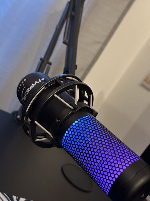 Microfone HyperX QuadCast S Preto