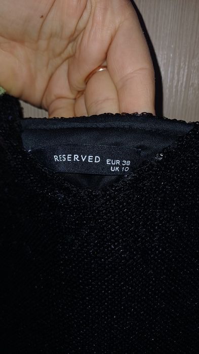 Sukienka imprezowa,  sylwestrowa Reserved r.38+gratis  torebka 
T