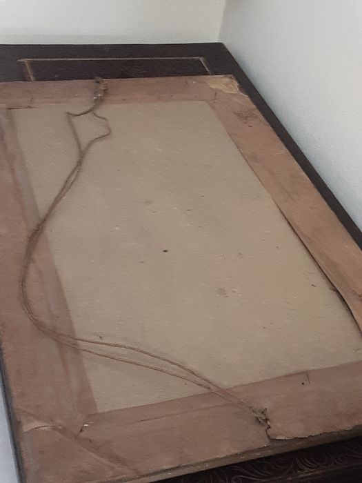 Quadro  Última ceia de Jesus Cristo com mais de 100 anos