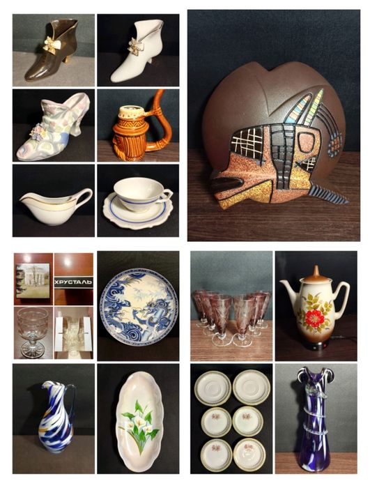 Обновил! Ваза "Золотая женьщина" Времен СССР.