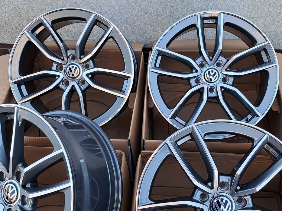 ALUFELGI NOWE VW 18 5x112 T-Roc Passat Golf Jetta Scirocco KT21