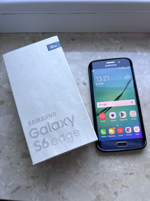 Samsung Galaxy S6 Edge 32 GB Black Sapphire | Sprawny | Oryginalne pudełko