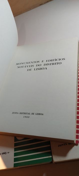 Monumentos e Edifícios Notáveis do Distrito de Lisboa (4 Volumes) | Vendo Individualmente