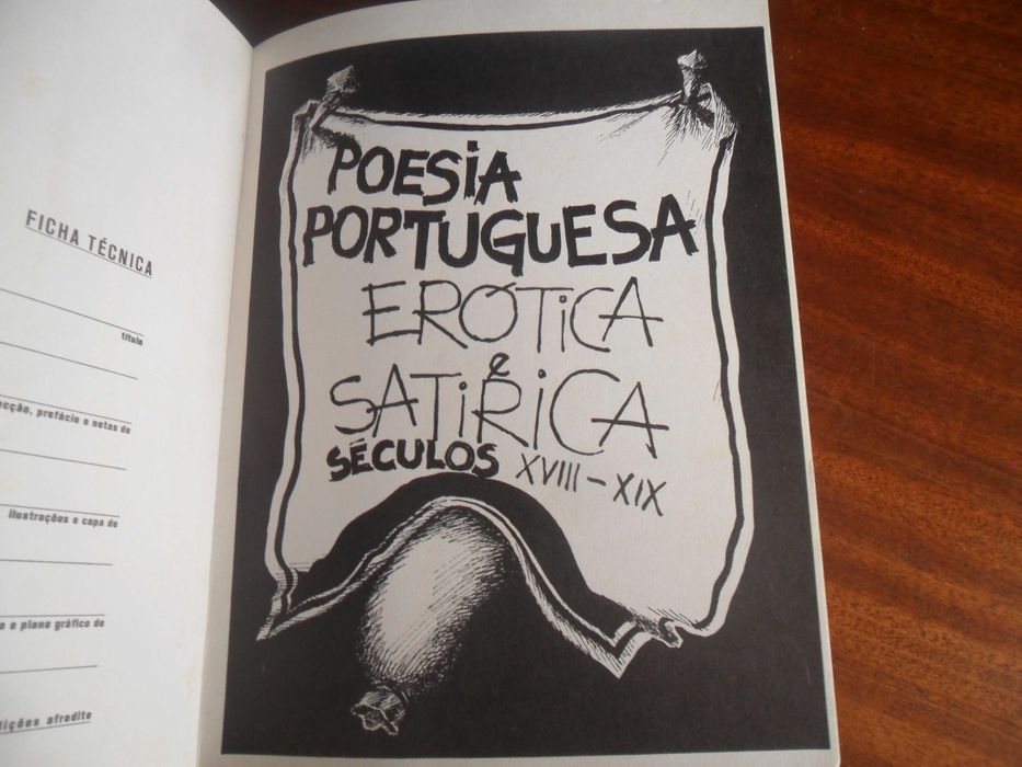 "POESIA PORTUGUESA ERÓTICA E SATIRICA Séc XVIII – XIX" AFRODITE -1ª Ed