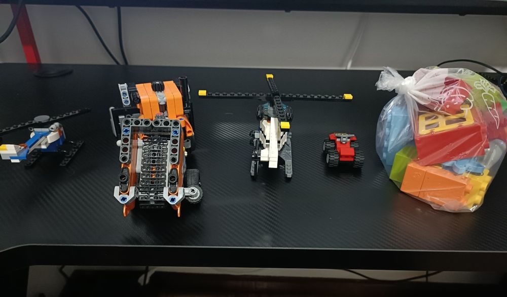 Conjunto de legos 30471 60131 42060 duplo e moto 4