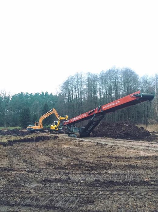 Usługi Wynajem Kruszarka/Przesiewacz wibracyjny Kruszenie Betonu Gruzu