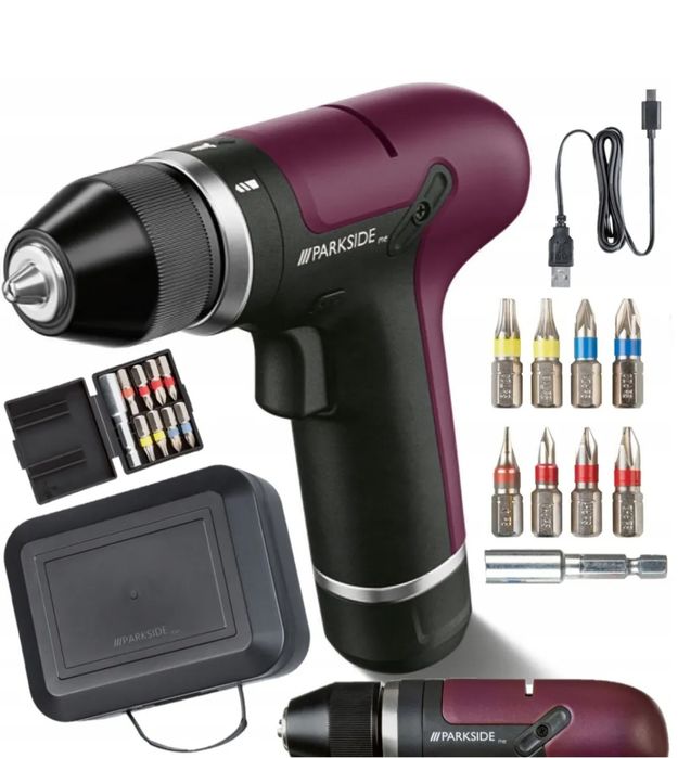 Wiertarka wkrętarka Parkside Me Bezszczotkowa PMBSA 4 3ah