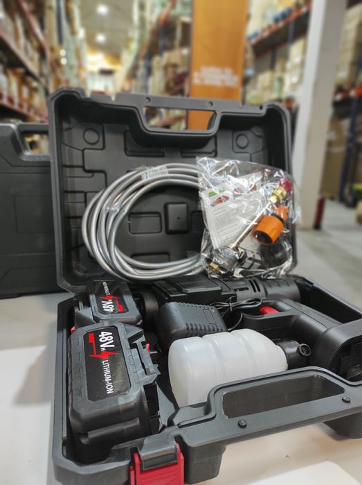 Pistola Profissional de Alta Pressão com Bateria Dupla