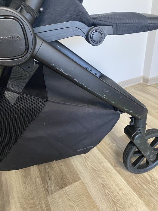 Carrello omega plus+карелло омега плюс дитяча коляска чорна 2в1