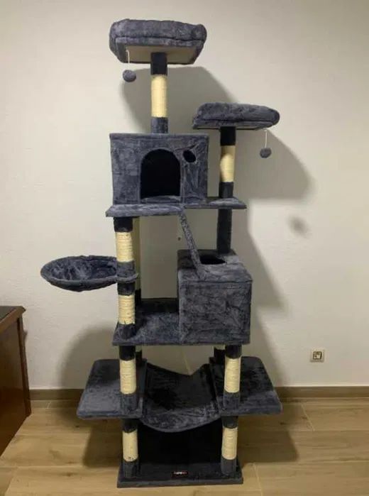 DRAPAK dla kota XXL wieża 206CM domek legowisko zabawka słupek hamak