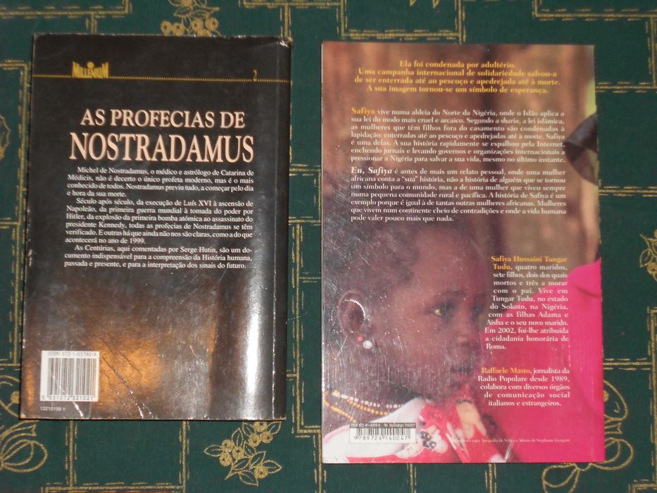 Livros Quasimodo Poemas, Safiya, Khady, Nostradamus, Le Shan Meditacao