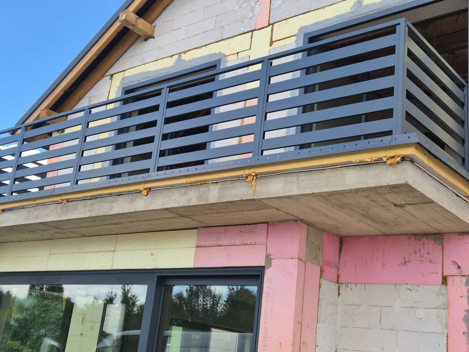 Balustrada balkonowa aluminiowa premium