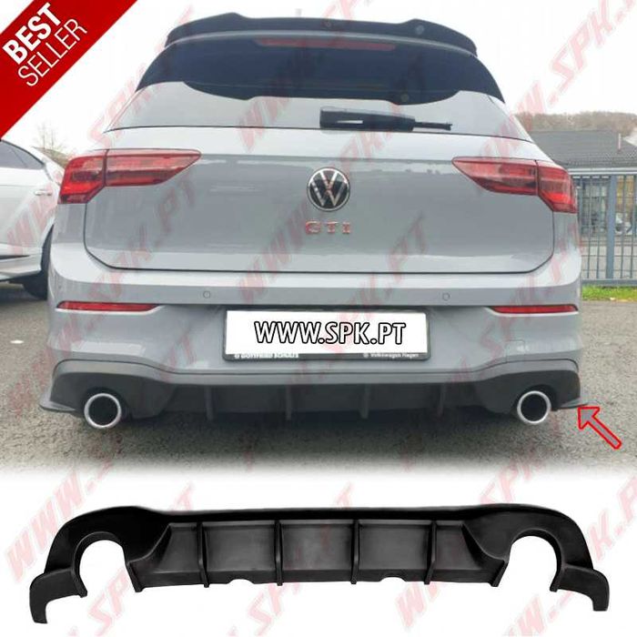 Difusor Traseiro - VW Golf 8 GTI (2020-) - Novo