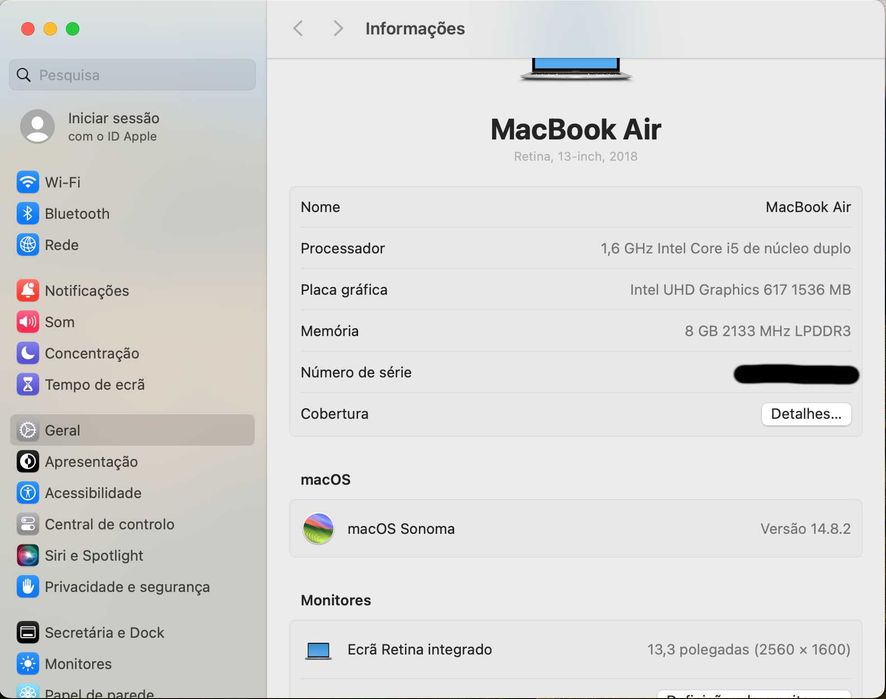 MacBook Air 13" 2018