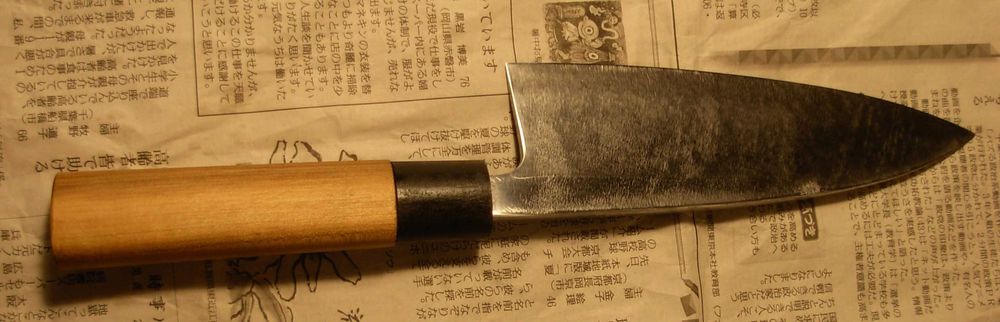 Nóż japoński Hon-Deba Masatsugu Sakai / Shirogami / Vintage.