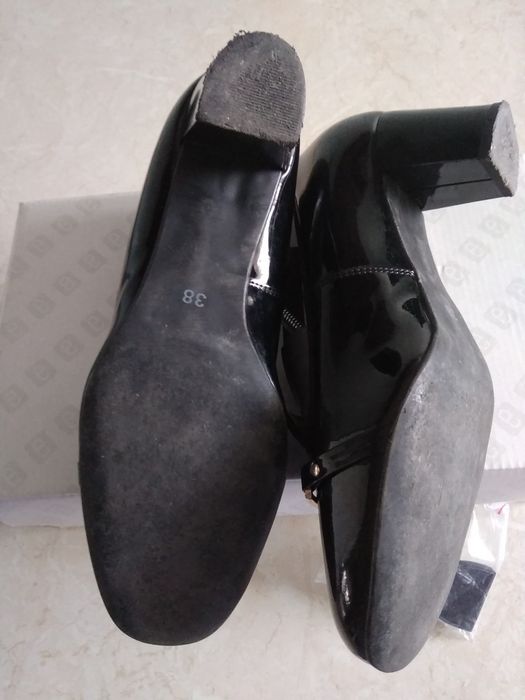 Pantofle damskie skórzane