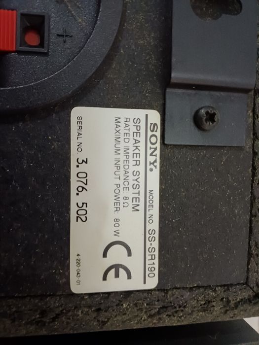 Głośniki firmy Sony