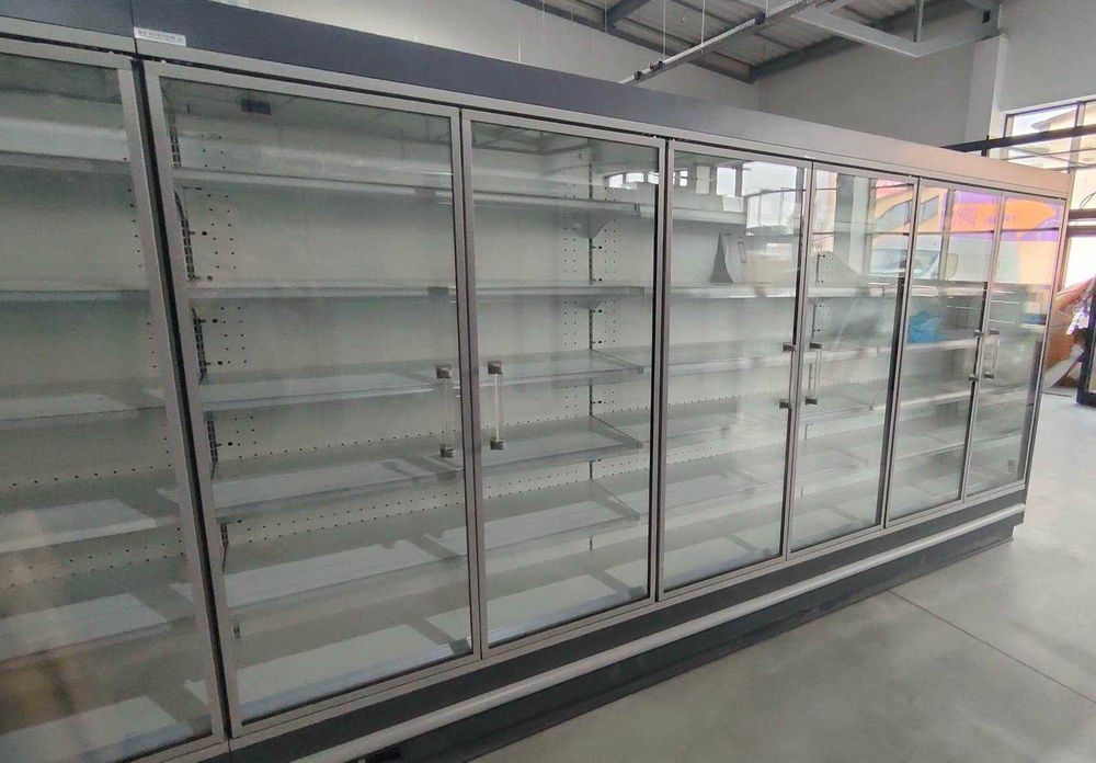 Regał chłodniczy Hercules 383cm z DRZWIAMI! Chłodnia Chłodziarka!