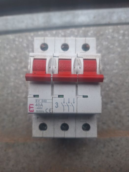 Rozłącznik modułowy izolacyjny 40A 3P 400V, SV 340 3P 40A