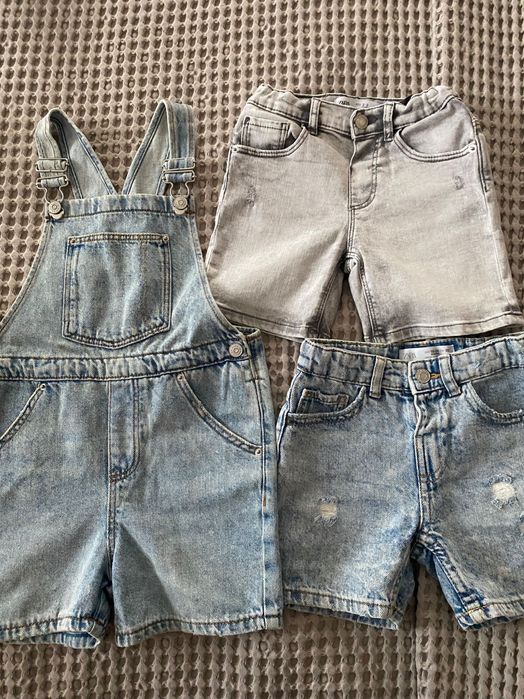 Набор джинсовый шорты комбинезон на 3 года
