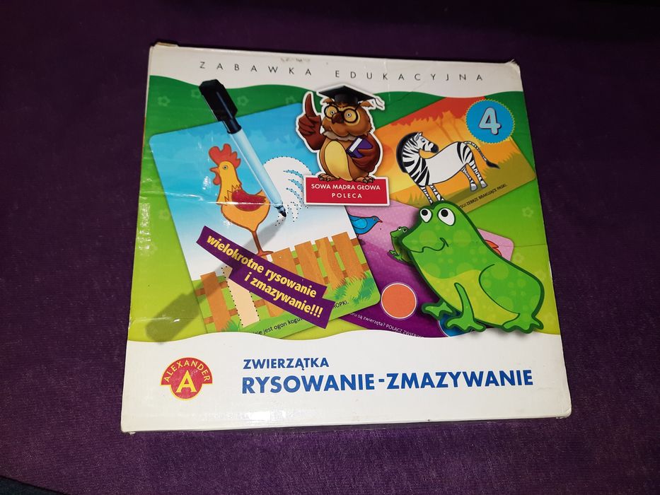 Rysowanie zmazywanie zwierzątka Alexander