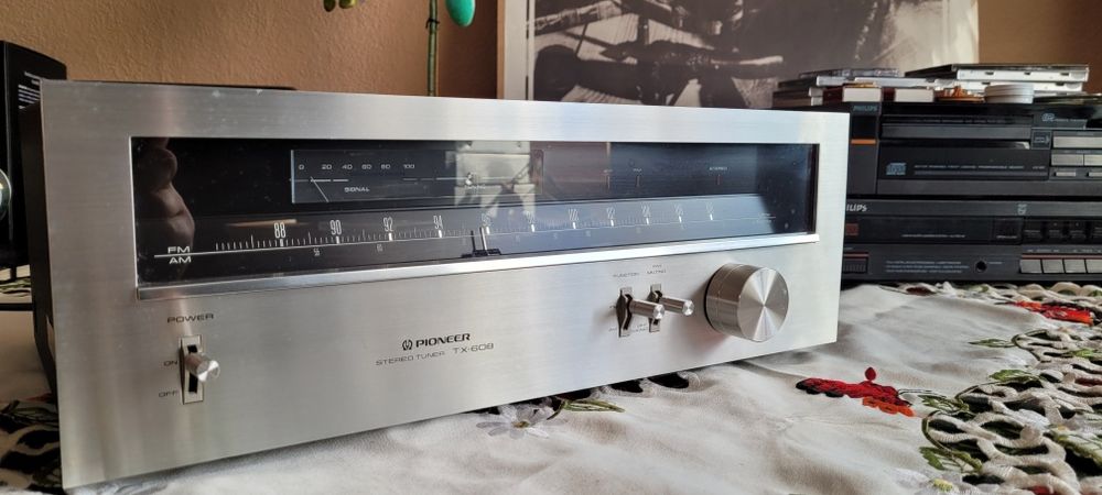 Pioneer tx 608 tuner srebrny stan bdb