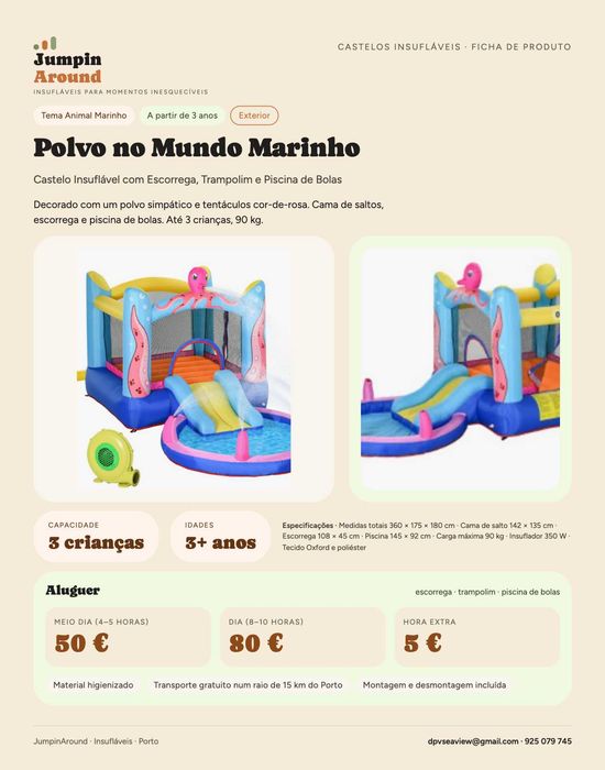 JumpinAround - insuflaveis para momentos inesquecíveis