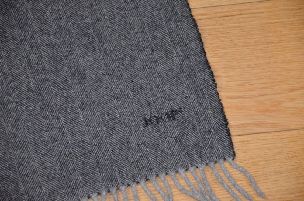 szal/szalik Joop! 100% wool szarości