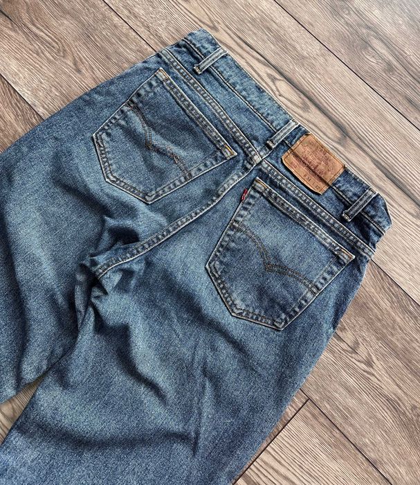 Spodnie jeansowe LEVIS 550 męskie proste dżins retro r. 34/32