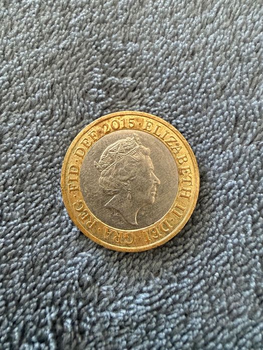 Rare Britannia Fifth Portrait 2015 £2 coin