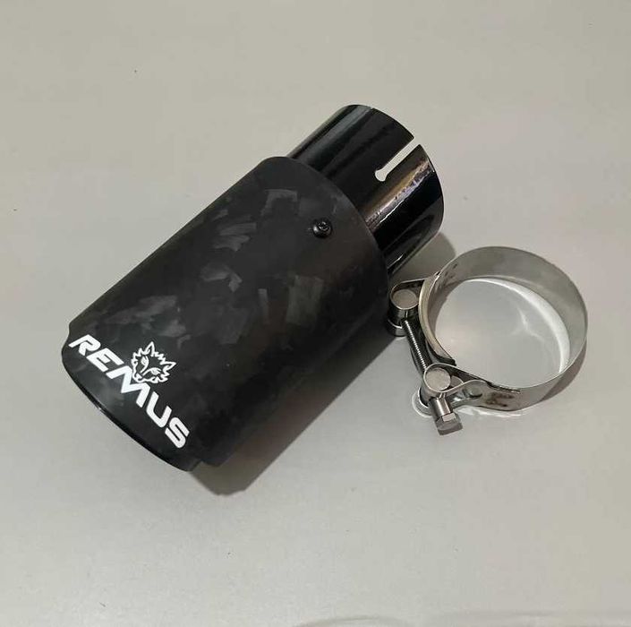 Ponteira escape rcarbono forjado – Estilo REMUS