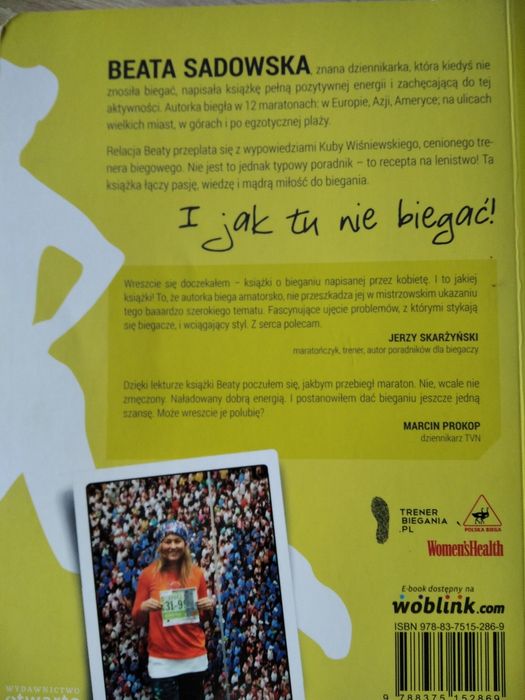 "I jak tu nie biegać" Beata Sadowska