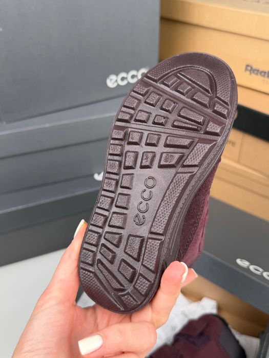 Кожаные зимние сапожки на липучках Ecco Blue Urban 27/28/29/30р