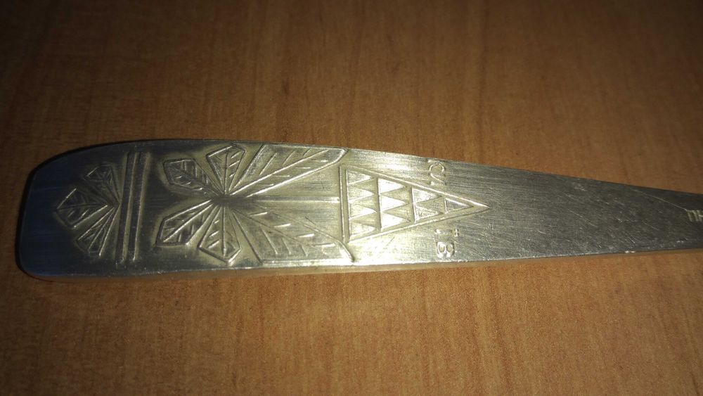 Ложки столовые Київ Каштан Киев МНЦ Мельхиор 1960-1970гг. СССР