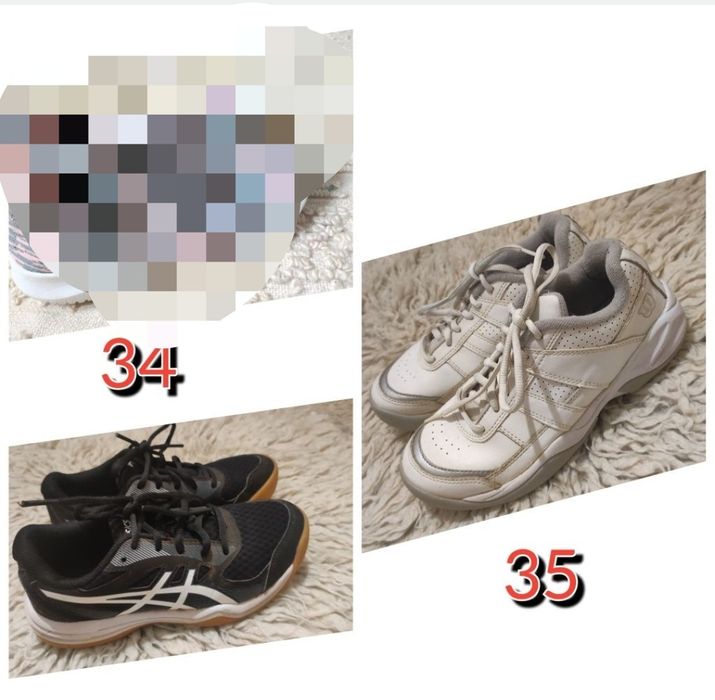 Кросівки Asecx, Skechers, Nike розмір 34, 36