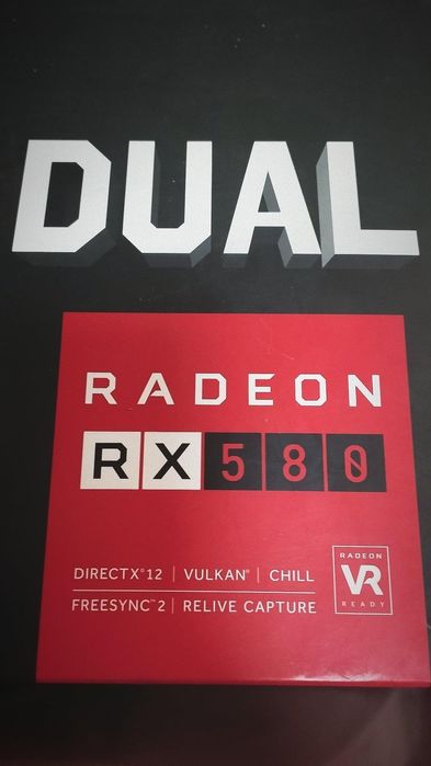 Nowa karta graficzna ASUS Radeon RX 580 DUAL OC 4GB GDDR5 TANIO!!