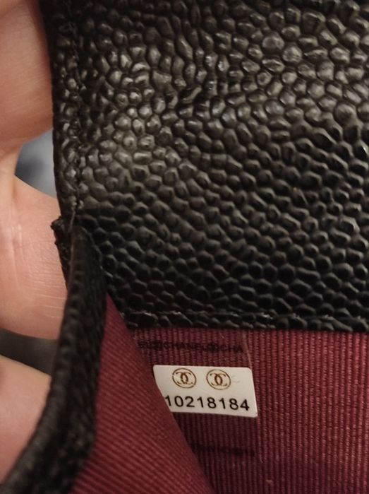 Кожаные кошельки Chanel Mini черная кожа “икра” и гладкая кожа